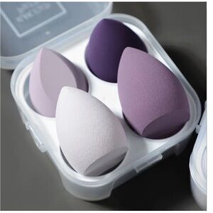 4 Pcs Makeup Sponge Beauty Blender Set NEW